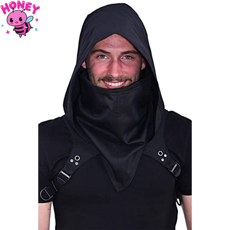Medieval Men'S Accessories - Unisex Medieval Hat with Mask Cosplay