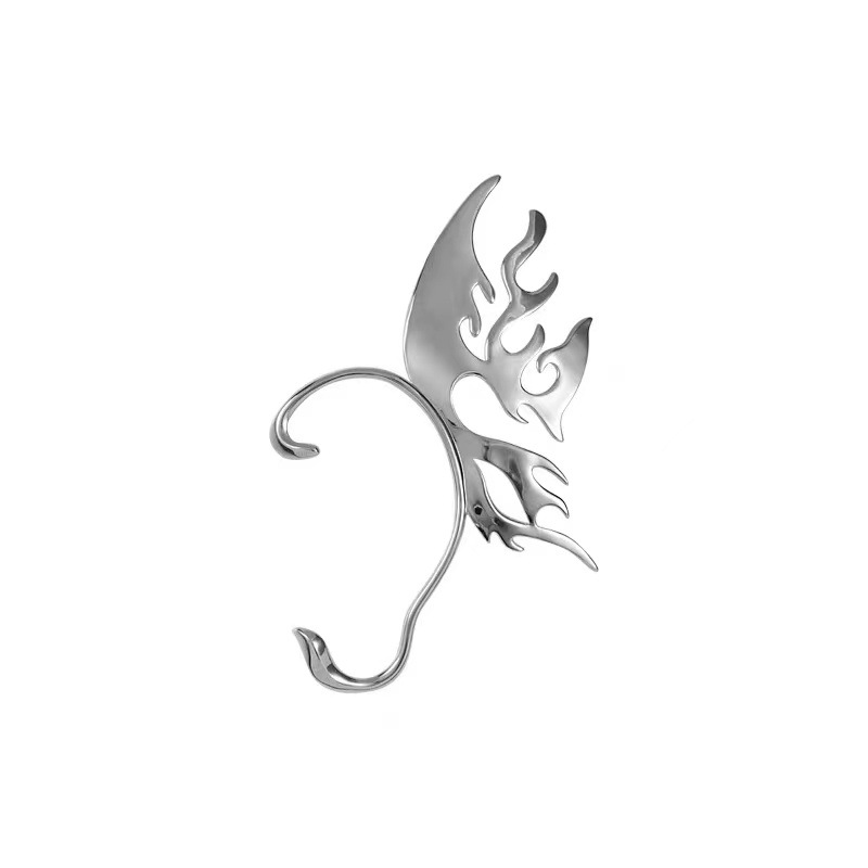 HUANZHI Silver Color Mechanica - огляд і ціна Men Accessories Earrings
