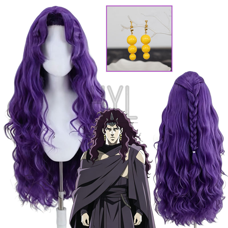 Anime JOJO Kars Cosplay Wig Pu - огляд і ціна Men Accessories Earrings