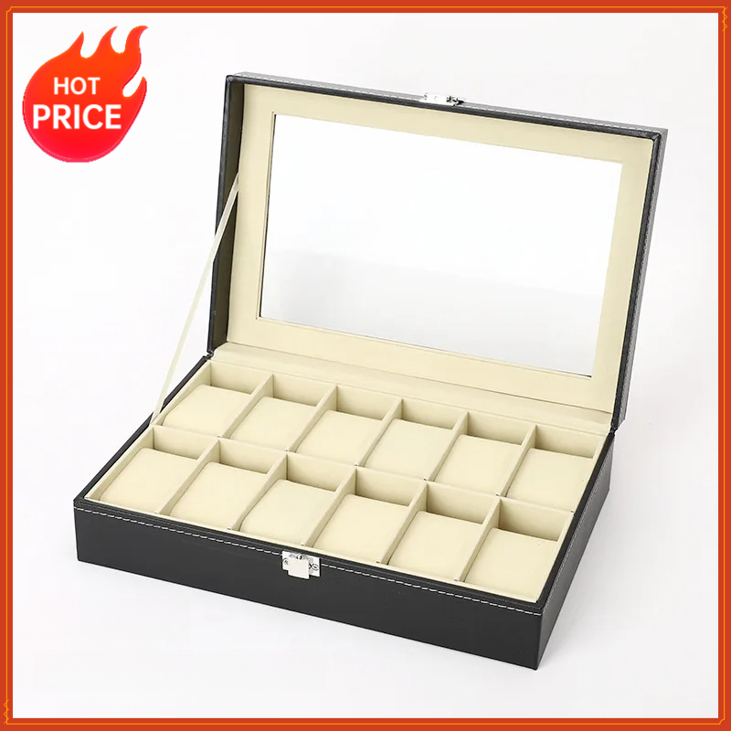 PU Leather watch box 6/12 Slot - огляд і ціна Men Accessories Organiser