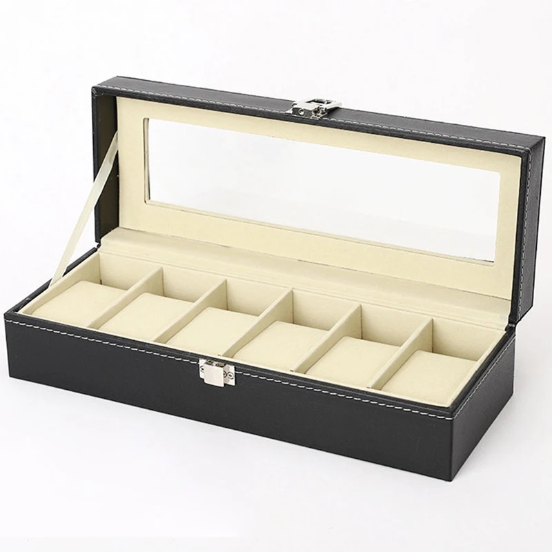 PU Leather watch box 6/12 Slot - огляд і ціна Men Accessories Organiser