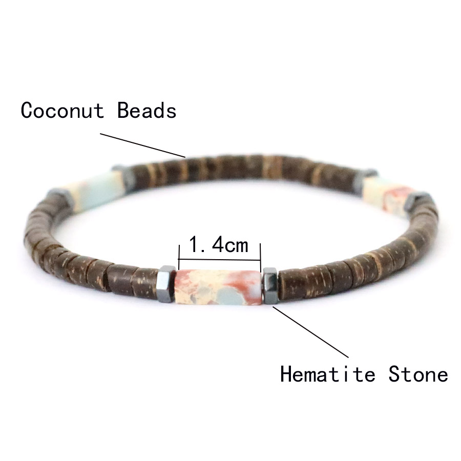 Men Retro 5mm Natural Coconut  - огляд і ціна Men Accessories Amazon