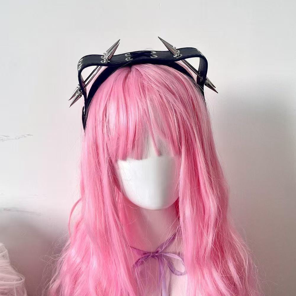 Punk Harajuku Rivet Headband,  - огляд і ціна Men Accessories Earrings