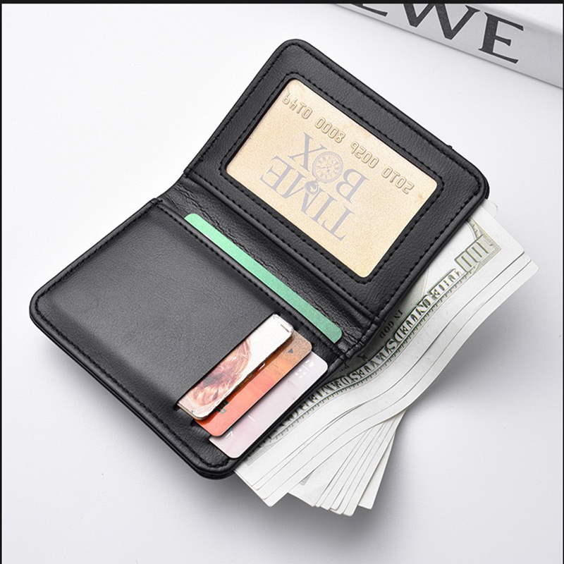 Leather Ultra-thin Mini PU Car - огляд і ціна Men Accessories Organiser