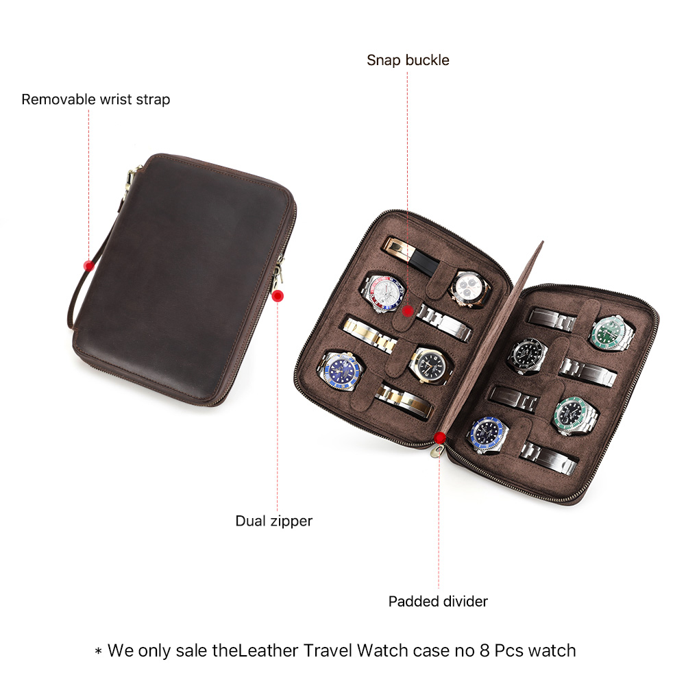 New 2/4/6/8 Slots Genuine Leat - огляд і ціна Men Accessories Organiser