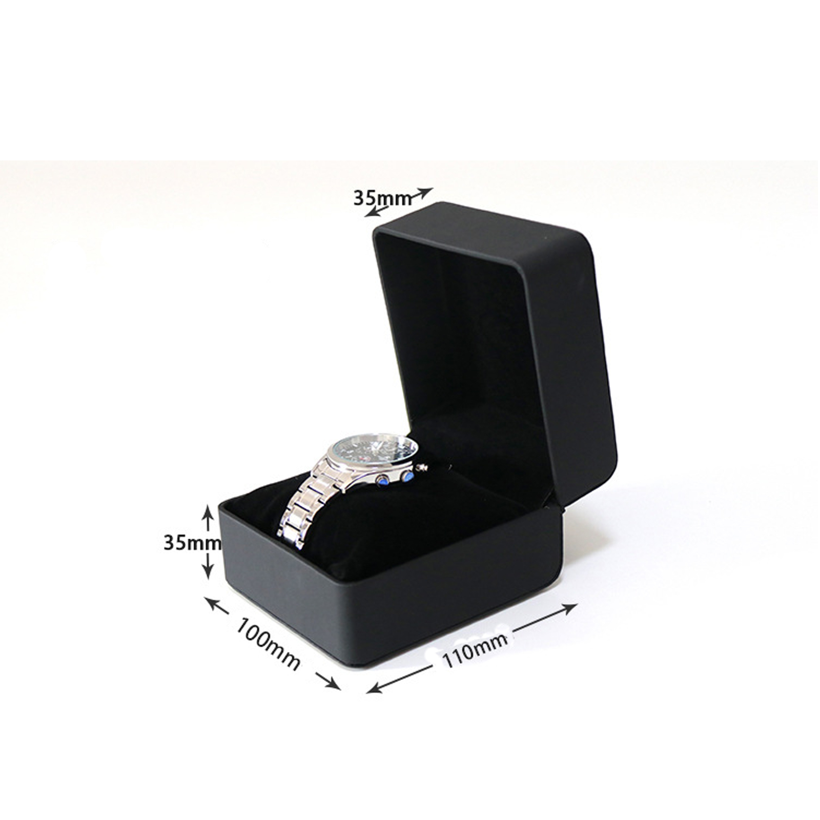 Lnofxas Black Single Watch Gif - огляд і ціна Men Accessories Organiser