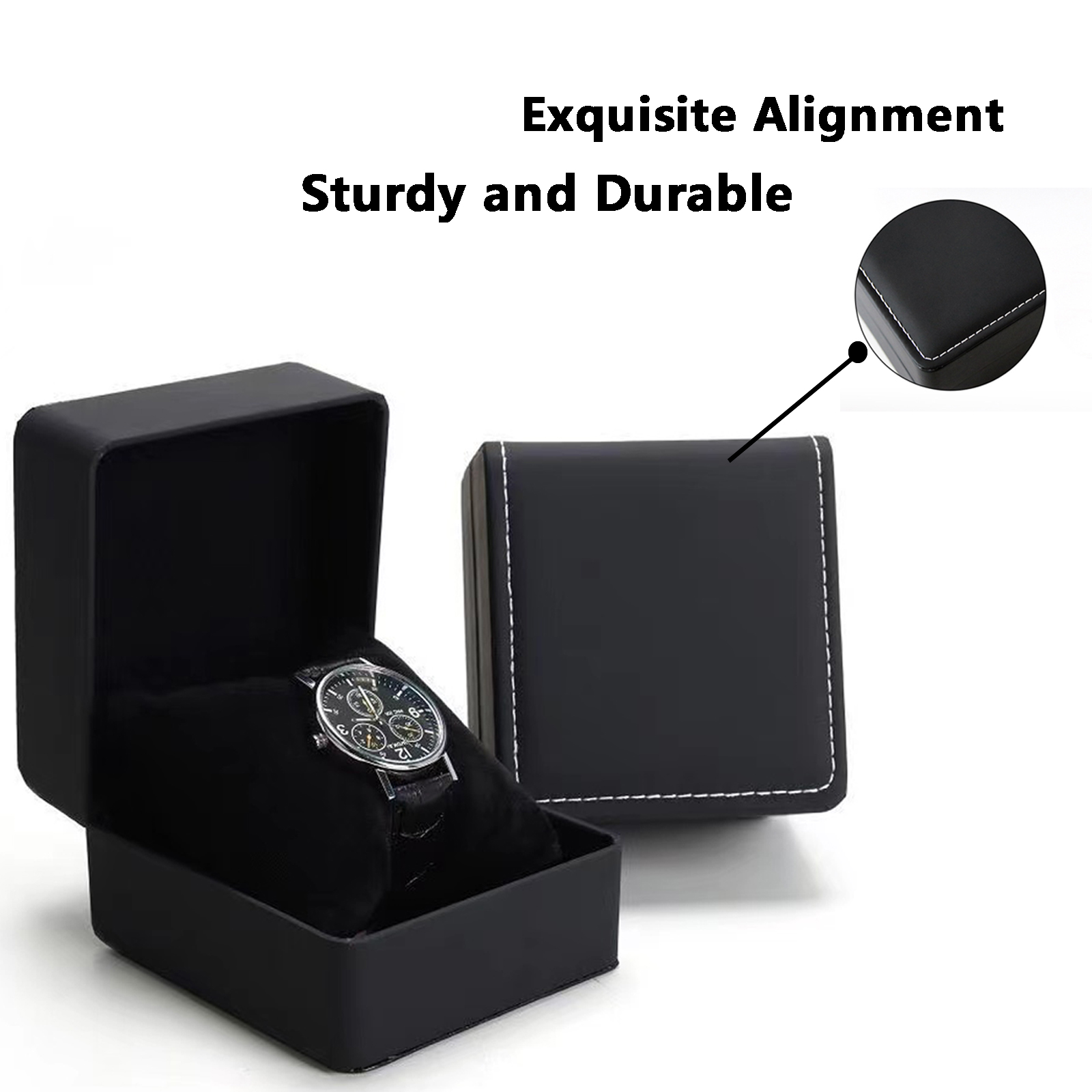 Lnofxas Black Single Watch Gif - огляд і ціна Men Accessories Organiser