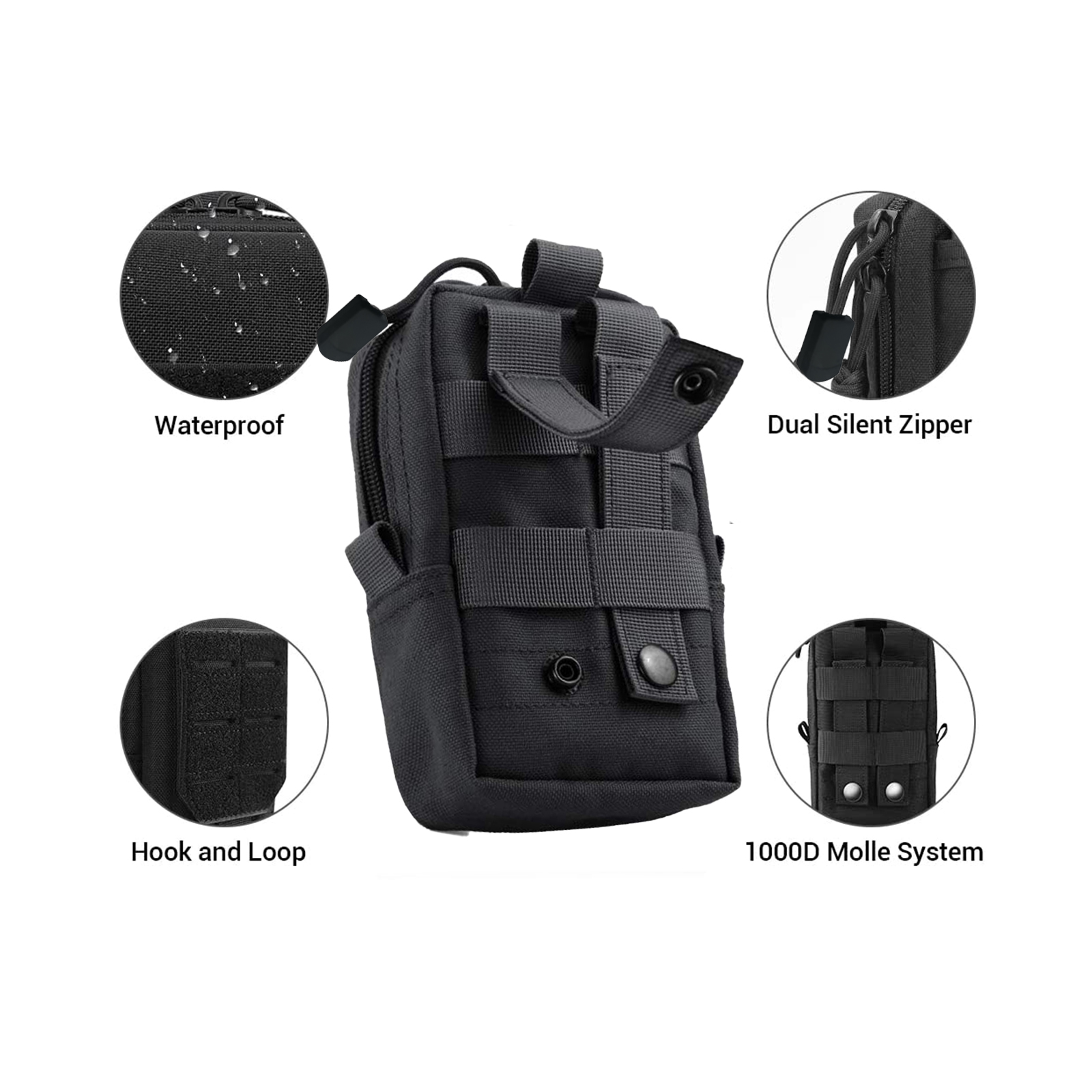 Tactical Molle Pouch Waist Bag - огляд і ціна Men Accessories Organiser