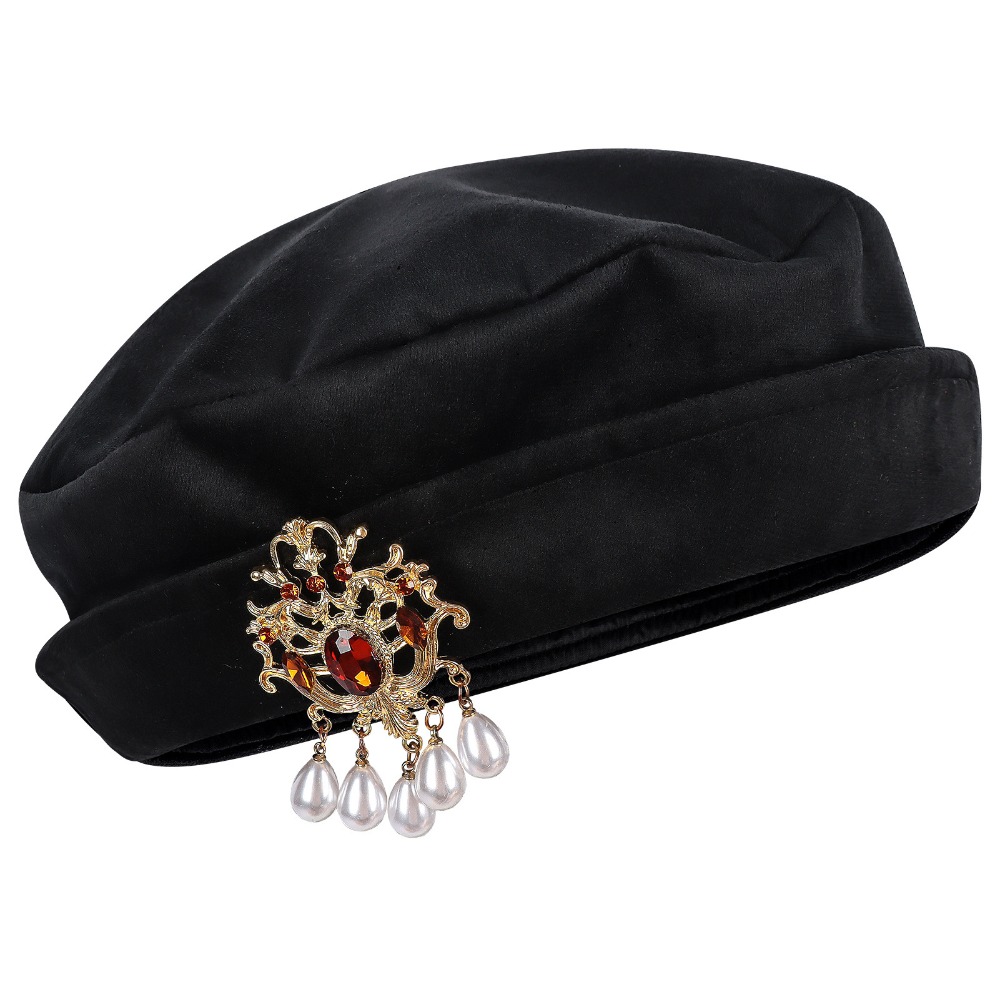 Men Medieval Tudor Beret Hat R - огляд і ціна Medieval Men'S Accessories