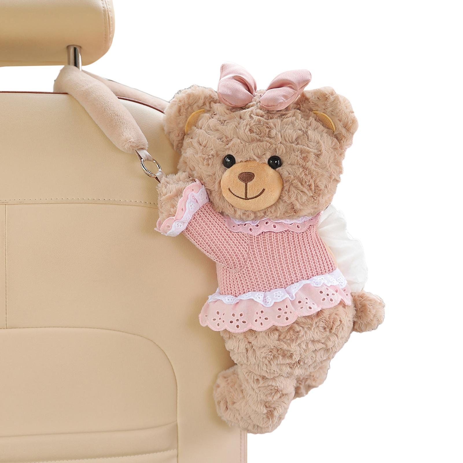 Car Tissue Box Bear Cartoon Ha - огляд і ціна Men Accessories Organiser