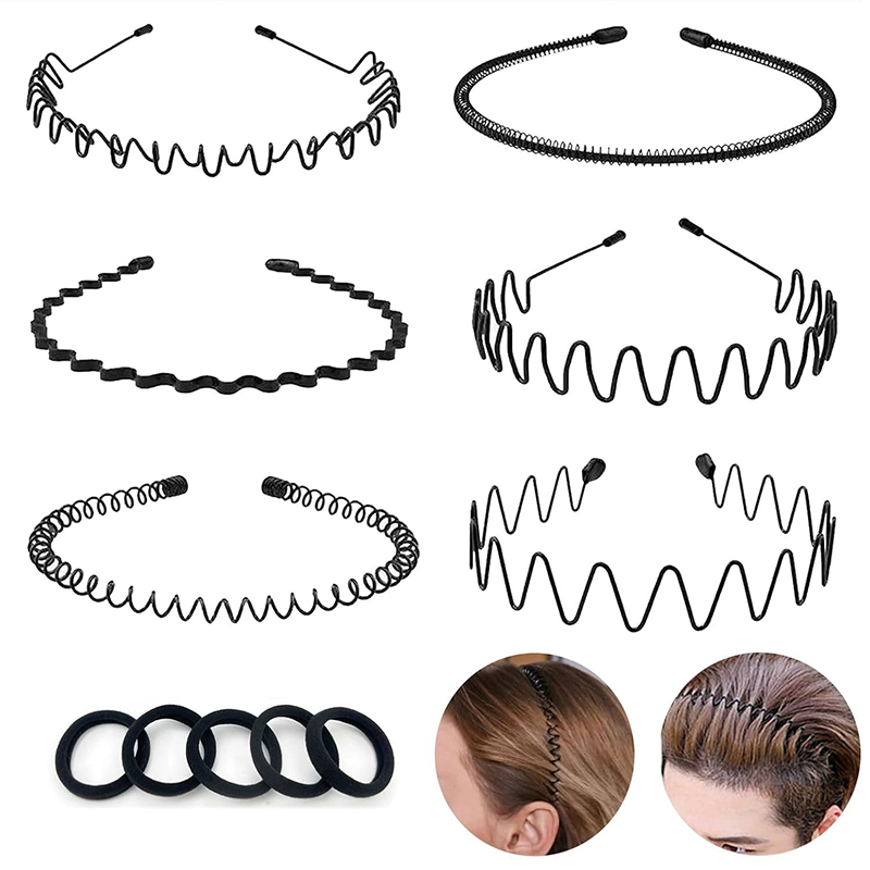 Unisex Metal Wavy Spring Hair  - огляд і ціна Men Accessories Earrings