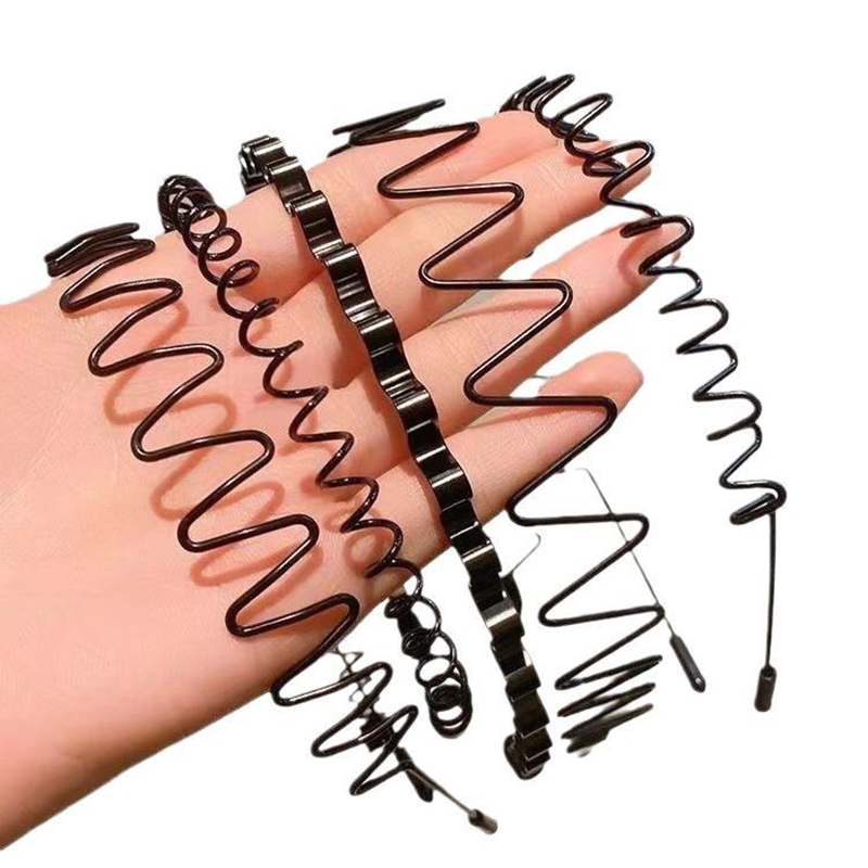 Unisex Metal Wavy Spring Hair  - огляд і ціна Men Accessories Earrings