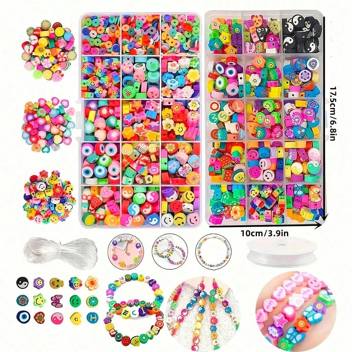 1450/1200/250pcs Polymer Clay  - огляд і ціна Men Accessories Earrings