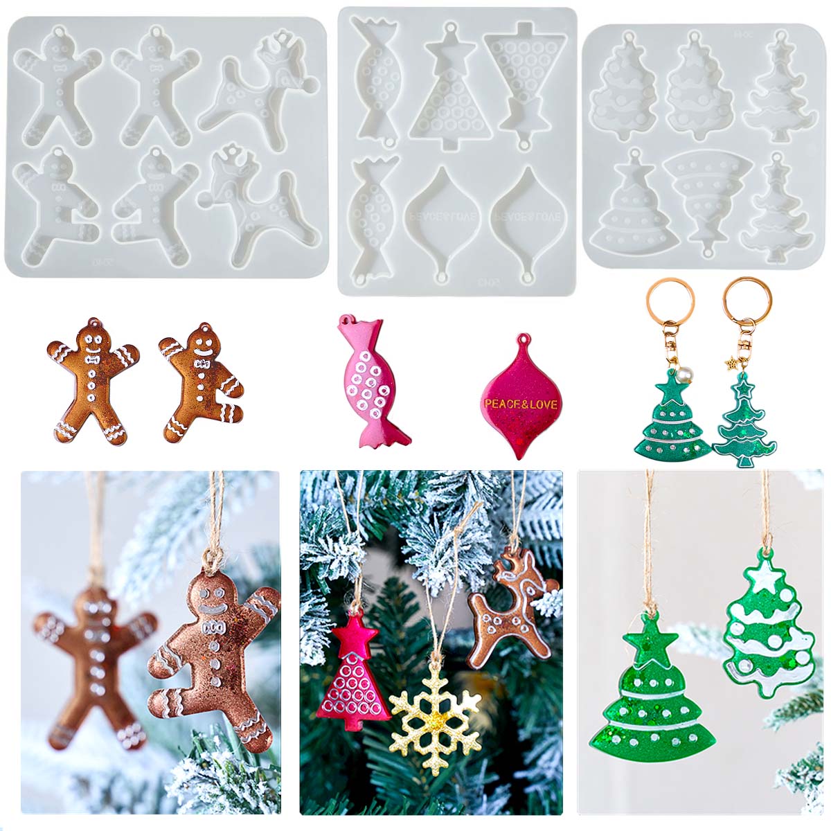 Christmas Series Earrings Pend - огляд і ціна Men Accessories Earrings