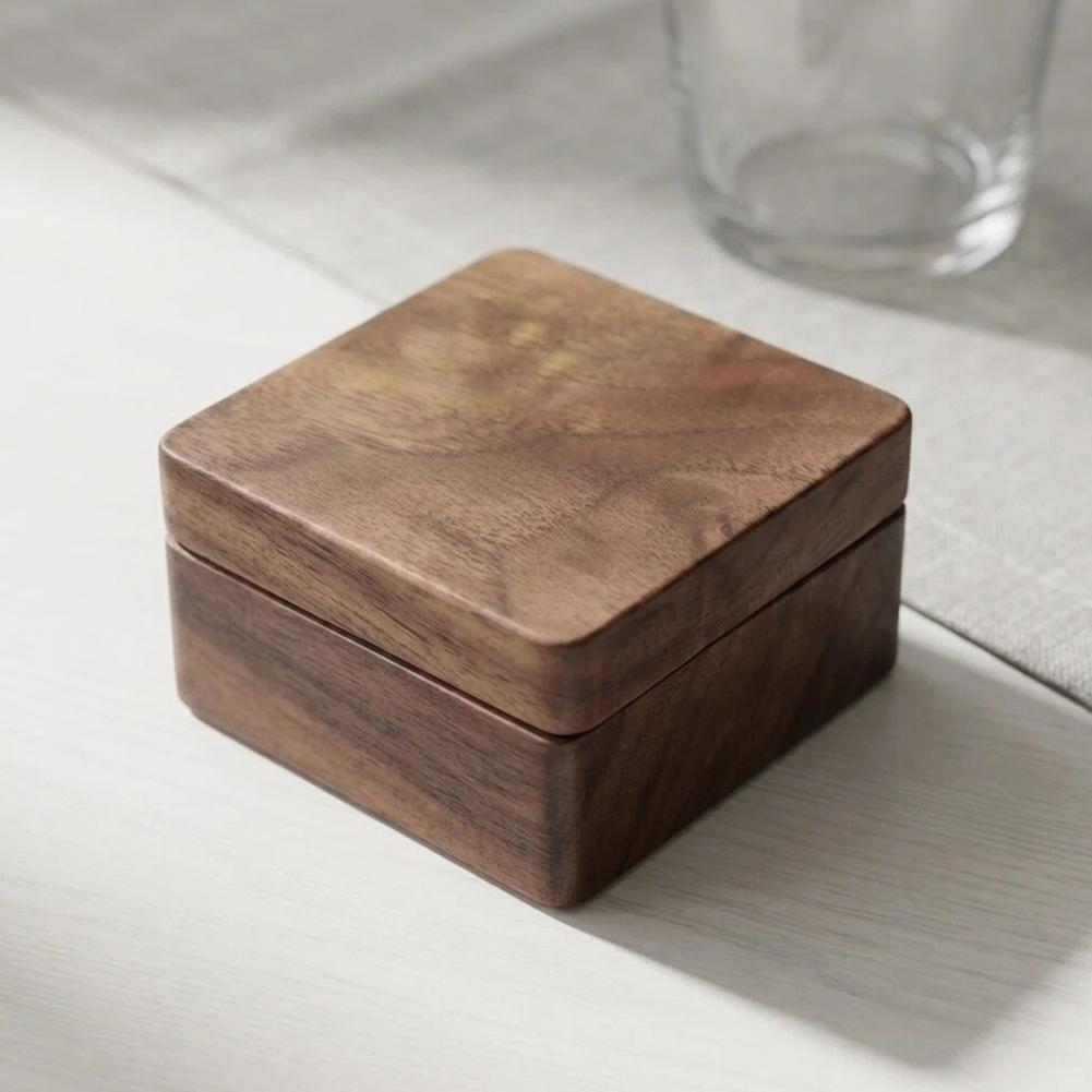 Walnut Cufflink Box Solid Wood - огляд і ціна Men Accessories Organiser