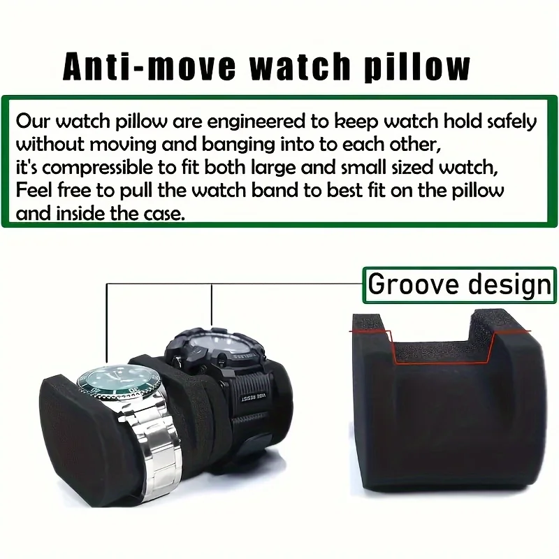 Hard-Shell 2 Slots Watch Trave - огляд і ціна Men Accessories Organiser