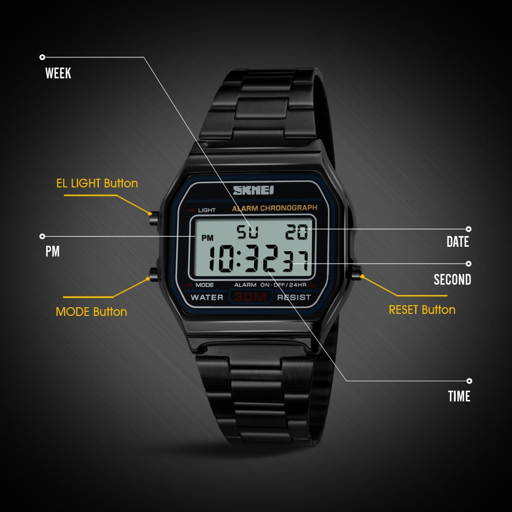 Skmei Top Brand  Sport Digital - огляд і ціна Men'S Accessories Display
