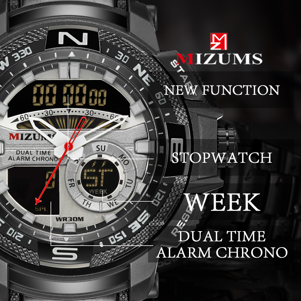 New Digital Watch for Men Top  - огляд і ціна Men'S Accessories Display