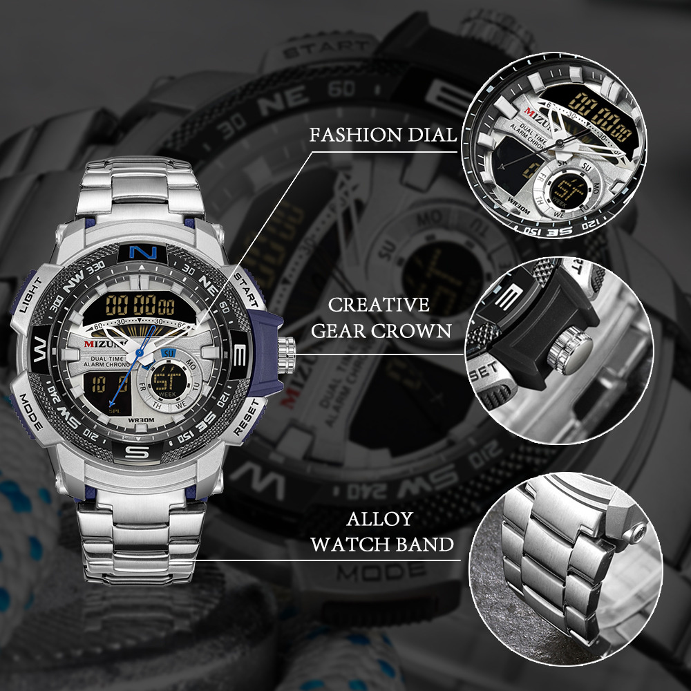 New Digital Watch for Men Top  - огляд і ціна Men'S Accessories Display