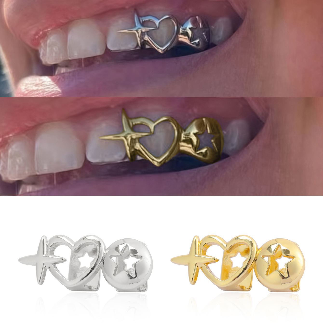Punk Hip Hop Hollow Heart Teet - огляд і ціна Men Accessories H&M