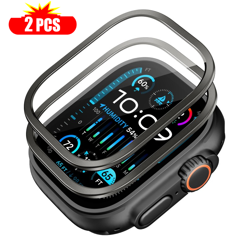 2pcs Tempered Glass for Apple  - огляд і ціна Men'S Accessories Display